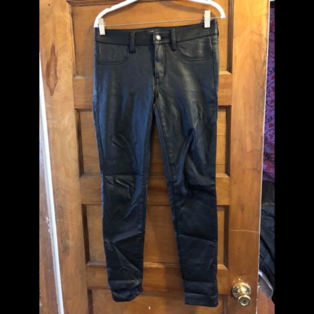 American Eagle Faux Leather Pants